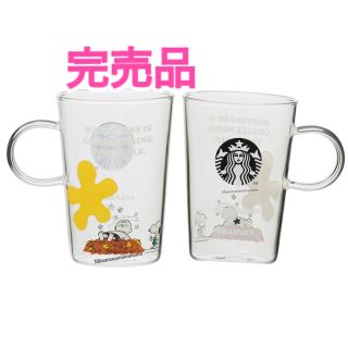 スターバックスコーヒー(Starbucks Coffee)の完売品 スターバックス　スヌーピー　グラスマグ(グラス/カップ)