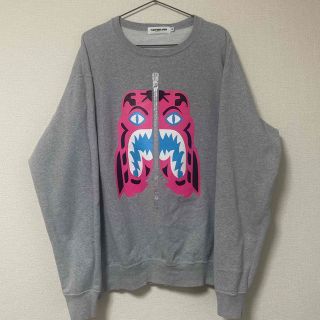 アベイシングエイプ(A BATHING APE)の【XL】美品　Bape tiger sweat(スウェット)