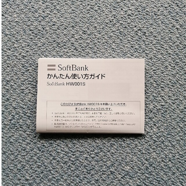 Softbank(ソフトバンク)のフォトビジョン　HW001S スマホ/家電/カメラのスマホ/家電/カメラ その他(その他)の商品写真