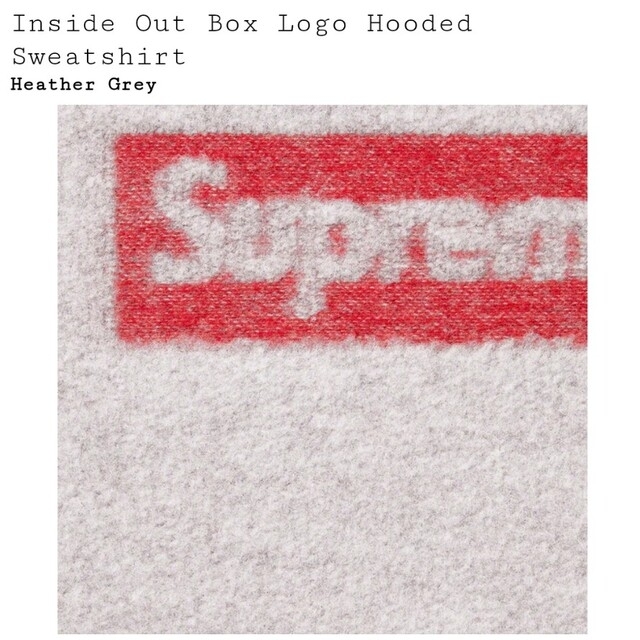 Supreme★Inside Out Box Logo パーカーボックスロゴS