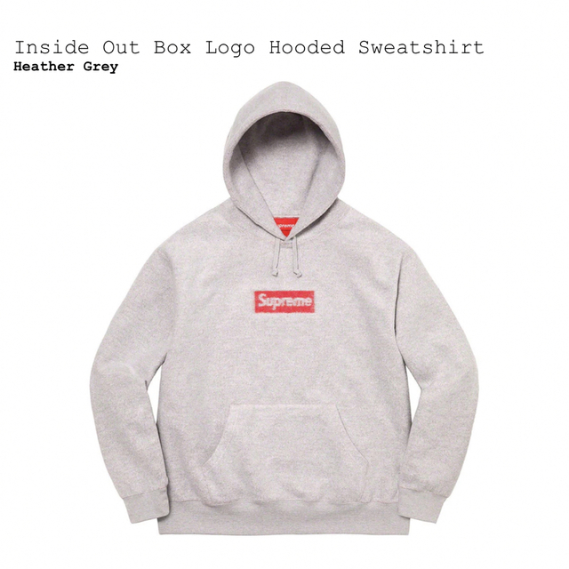 supreme ボックスロゴパーカー box logo L