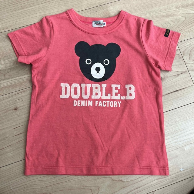 DOUBLE.B(ダブルビー)のミキハウス　ダブルビー　半袖 キッズ/ベビー/マタニティのキッズ服女の子用(90cm~)(Tシャツ/カットソー)の商品写真