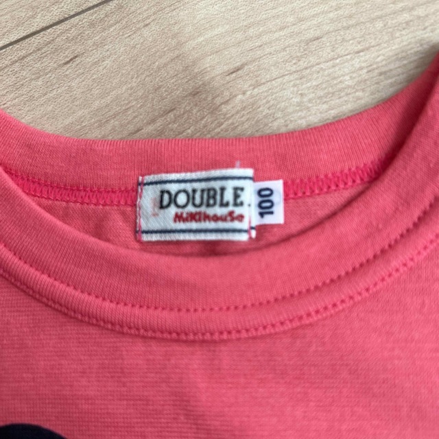 DOUBLE.B(ダブルビー)のミキハウス　ダブルビー　半袖 キッズ/ベビー/マタニティのキッズ服女の子用(90cm~)(Tシャツ/カットソー)の商品写真