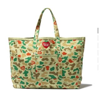 ヒューマンメイド(HUMAN MADE)のヒューマンメイド　GDC HEART CAMO TOTE BAG LARGE(トートバッグ)