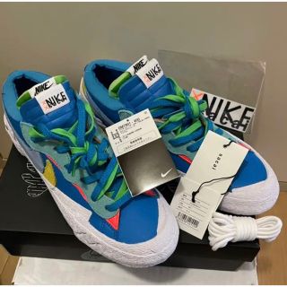 ナイキ(NIKE)の【27.5】KAWS × sacai × Nike Blazer Low(スニーカー)