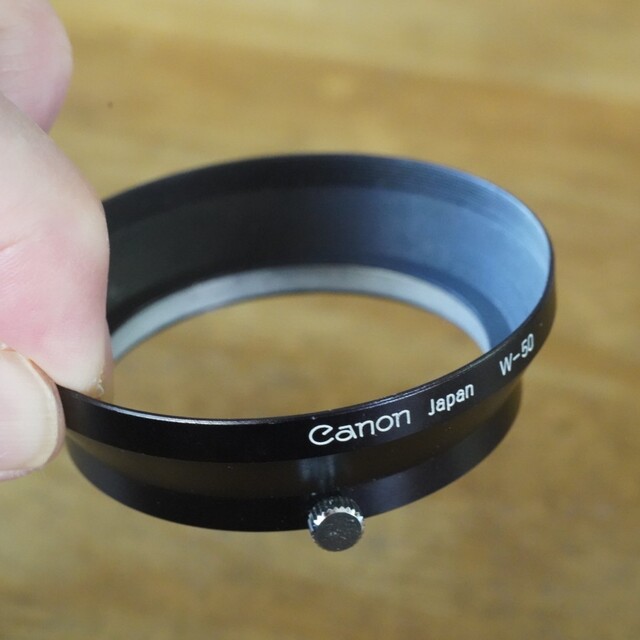 Canon(キヤノン)のit020様専用 キャノン W-50 メタルフード スマホ/家電/カメラのカメラ(その他)の商品写真