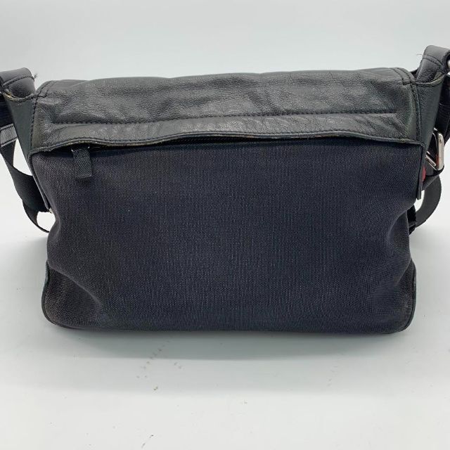 超希少】プラダスポーツ キャンバス レザー ショルダーバック 新製品