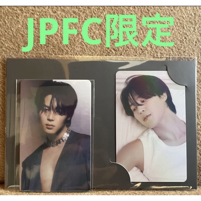 BTS jimin ジミン　FACE JPFC限定トレカ　2枚セット