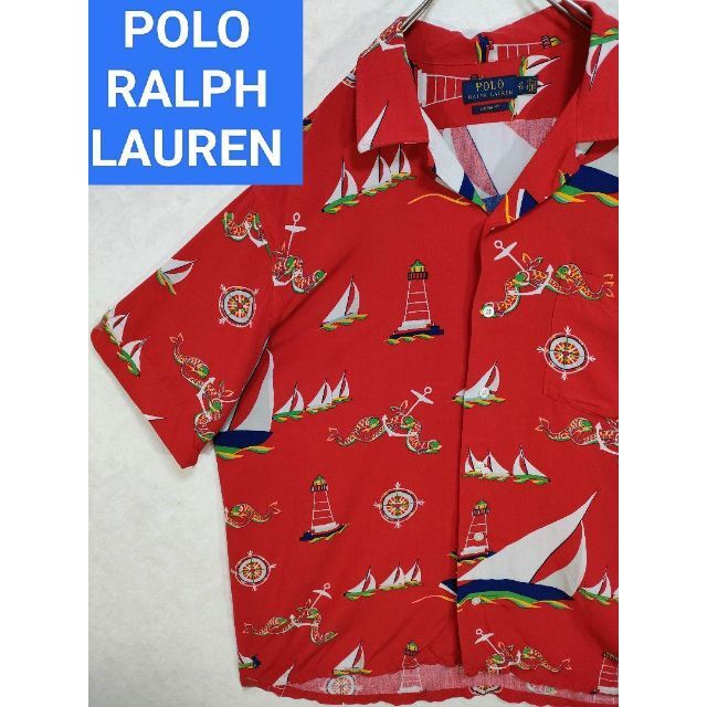 POLO RALPH LAUREN(ポロラルフローレン)のポロラルフローレン　アロハシャツ　ヨット　POLO SPORT RRL メンズのトップス(シャツ)の商品写真