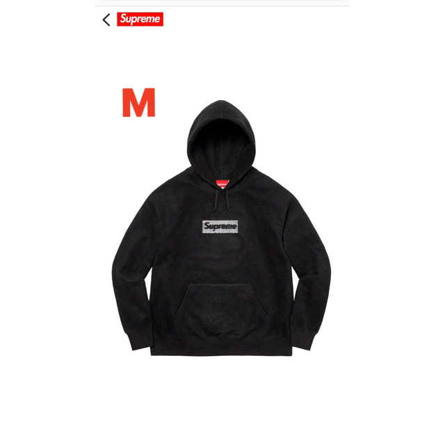 【XL】 Supreme インサイドアウト ボックスロゴフーディ ブラック