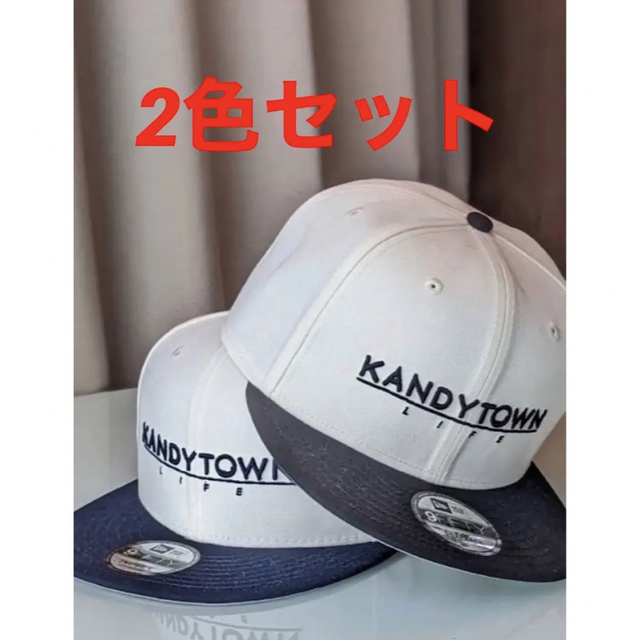 NEW ERA(ニューエラー)の2色セット KANDYTOWN THE CAP NEWERA メンズの帽子(キャップ)の商品写真