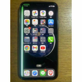 アップル(Apple)の【ジャンク】iPhoneX 64GB SIMフリー ブラック 判定△(スマートフォン本体)