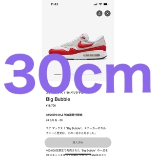 ナイキ(NIKE)のNike Air Max 1 ’86 OG "Big Bubble Red"  (スニーカー)