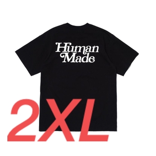 ヒューマンメイド(HUMAN MADE)のhuman made × girls don't cry Tシャツ 2XL 黒(Tシャツ/カットソー(半袖/袖なし))