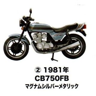 1/24 ホンダ HONDA CB750F ② マグナムシルバーメタリック a(模型/プラモデル)
