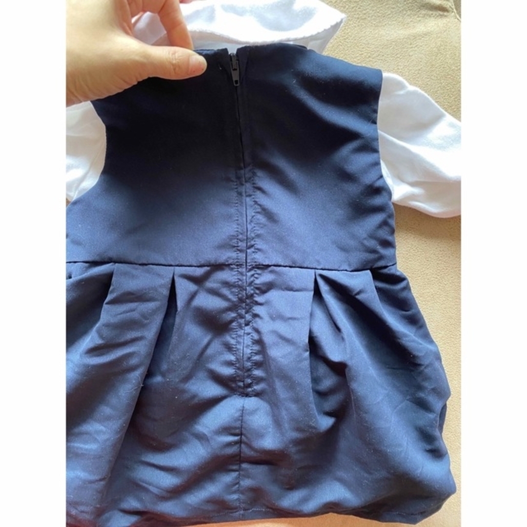 入園式服　卒業式　ワンピース　90cm キッズ/ベビー/マタニティのキッズ服女の子用(90cm~)(ワンピース)の商品写真