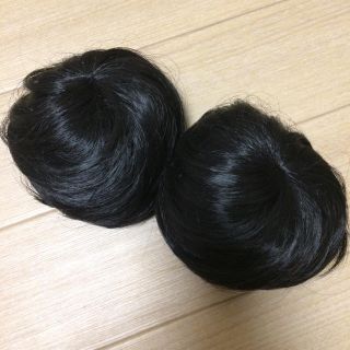 ミニー ディズニー ヘアウィッグ お団子 ウィッグ ミッキー ヘッドアクセ(ヘアゴム/シュシュ)