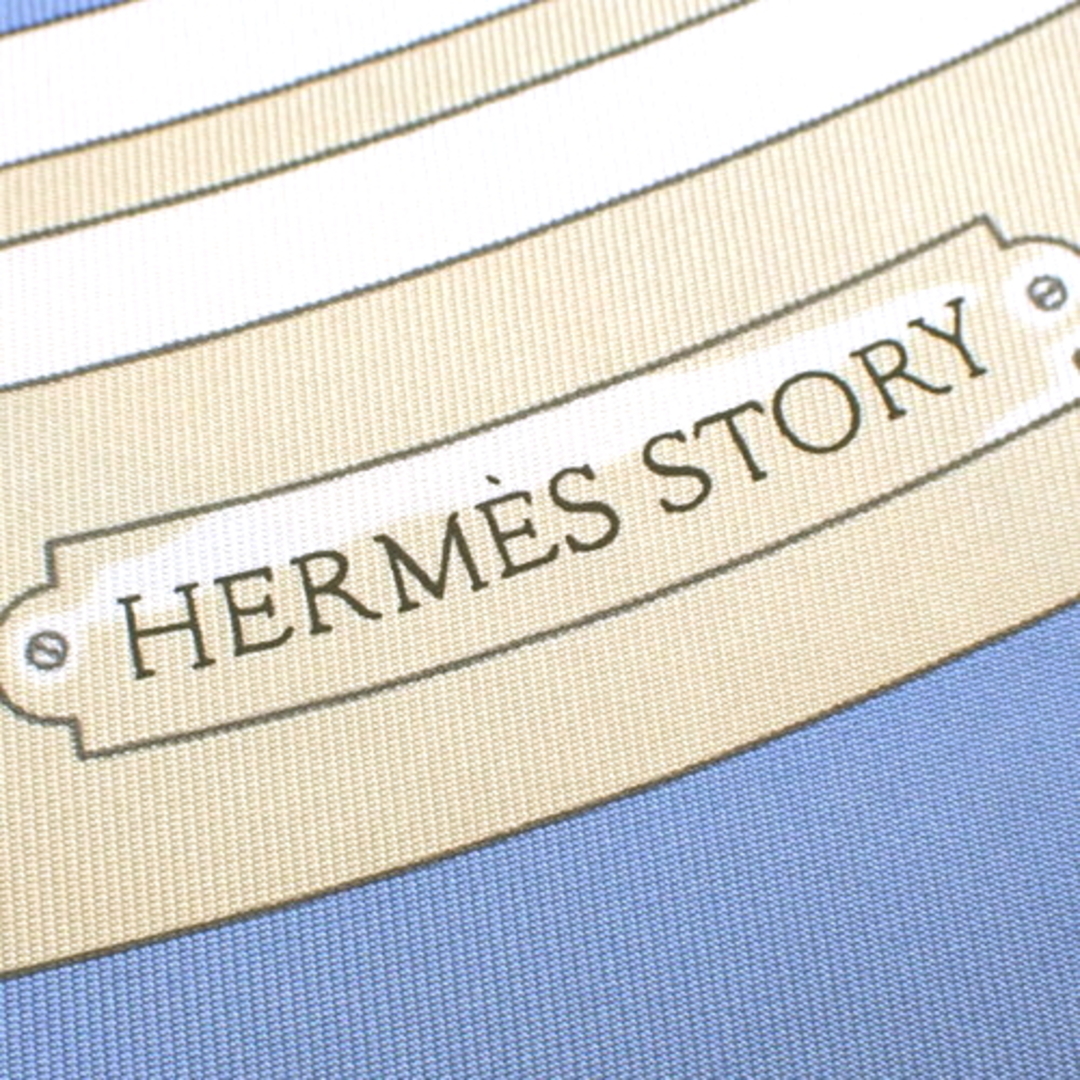 バンダナ/スカーフHERMES(エルメス) Hermes Story エルメス・ストーリー カレ90 スカーフ アパレル ファッション小物 アニマル シルク Bleu Lavande/Vert /Rose  ライトブルー水色 グリーン緑 ローズ H003875S 02 レディース 40802050426【アラモード】【ふゆ】