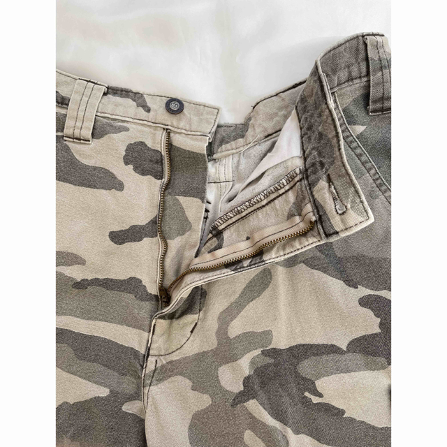 OLD STUSSYステューシー ハーフパンツUSA製 カモフラ ウォッシュ加工