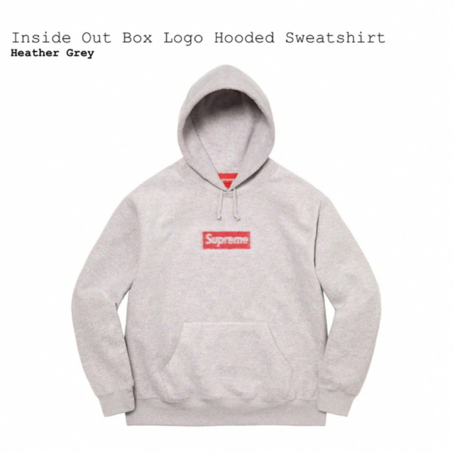 Supreme Inside Out Box Logo パーカーMサイズ