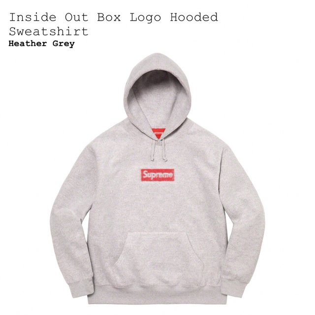 Inside Out Box Logo Hooded Sweatshirt