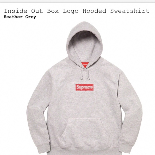 Supreme(シュプリーム)の Inside Out Box Logo Hooded Sweatshirt  メンズのトップス(パーカー)の商品写真