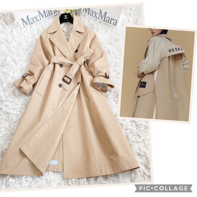 極美品☆マックスマーラ MaxMara トレンチコート-