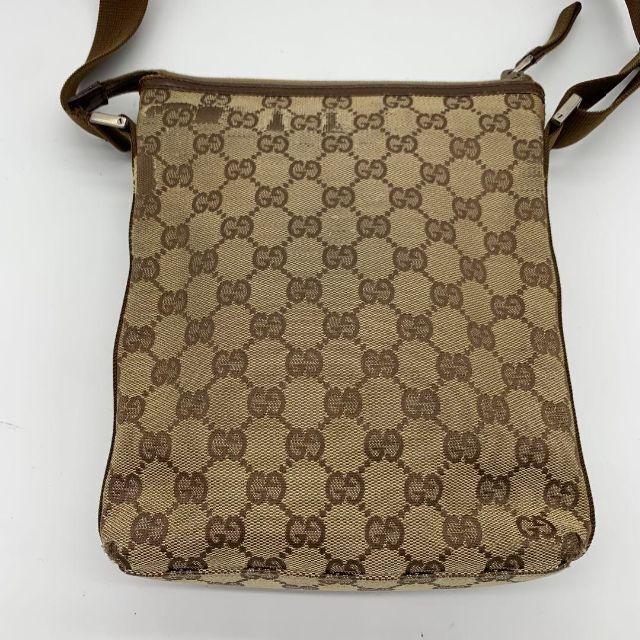 Gucci(グッチ)のグッチ ジャッキー ショルダーバック GG柄 キャンバス レザー ベージュ レディースのバッグ(ショルダーバッグ)の商品写真