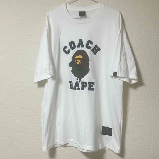 アベイシングエイプ(A BATHING APE)の【2XL】Bape coach コラボTシャツ(Tシャツ/カットソー(半袖/袖なし))