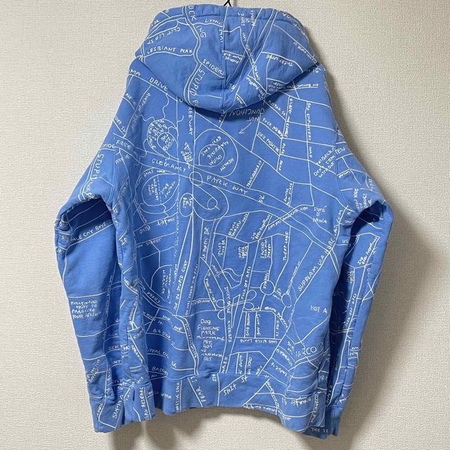 supreme Gonz Embroidered Map Hooded