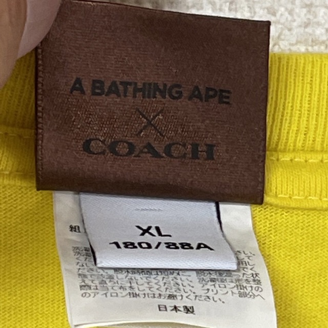 A BATHING APE(アベイシングエイプ)の【XL】Bape x Coach Rexy Tee メンズのトップス(Tシャツ/カットソー(半袖/袖なし))の商品写真