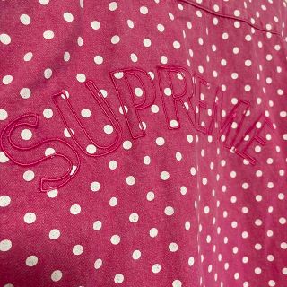 シュプリーム(Supreme)の【XL】バックロゴ　Supreme Polka Dot Denim Shirt(シャツ)