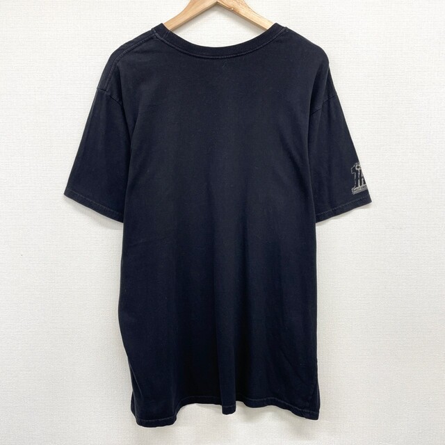 Hurley(ハーレー)の【中古】 ハーレー ダビッドソン HARLEY-DAVIDSON Tシャツ 半袖 ショートスリーブ ロゴ プリント サイズ：2XL ブラック MADE IN U.S.A 古着 中古 mellow ゆうパケット対応 メンズのトップス(Tシャツ/カットソー(半袖/袖なし))の商品写真