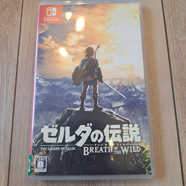 任天堂(ニンテンドウ)のゼルダの伝説 ブレス オブ ザ ワイルド Switch エンタメ/ホビーのゲームソフト/ゲーム機本体(家庭用ゲームソフト)の商品写真