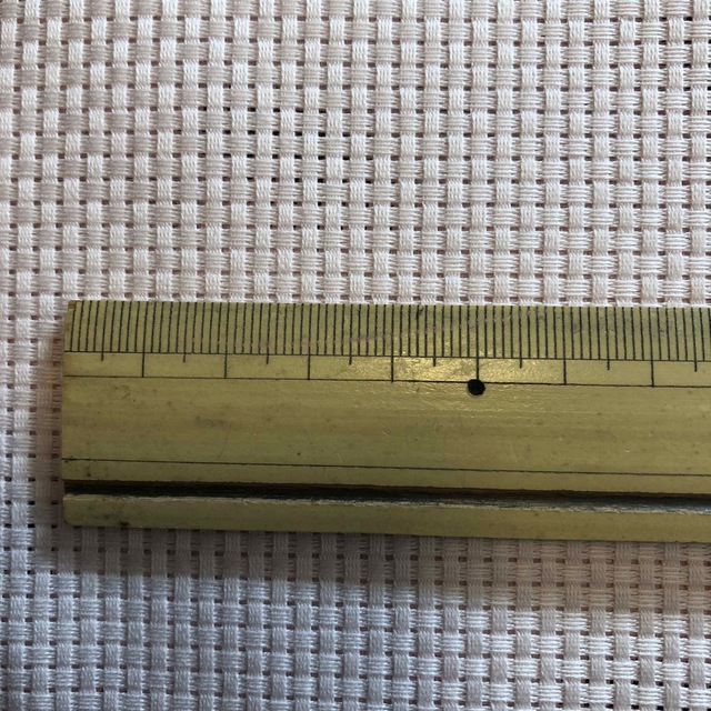 クロスステッチ  生地　ピンク　50cm幅 ハンドメイドの素材/材料(生地/糸)の商品写真