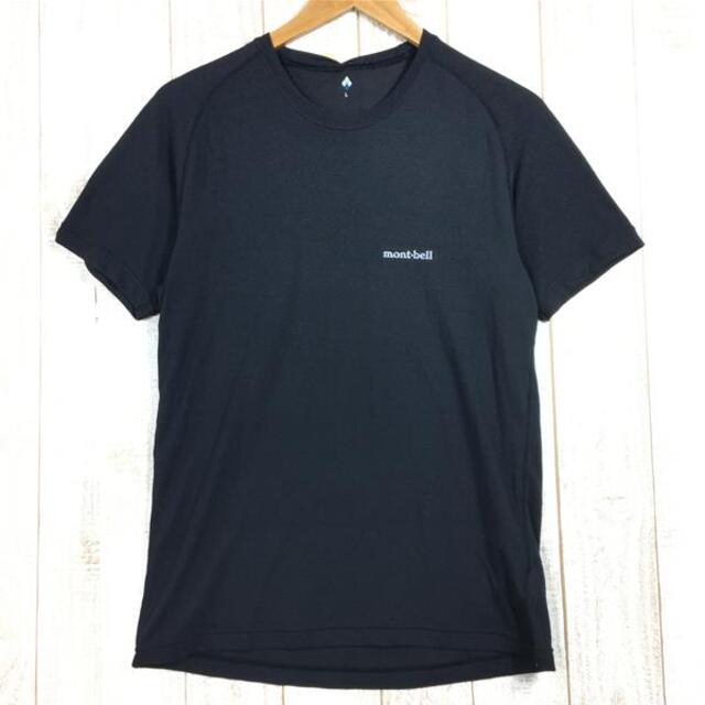 MENs L モンベル ジオライン L.W. Tシャツ MONTBELL 1107484 ブラック系 | フリマアプリ ラクマ