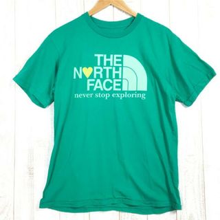 ザノースフェイス(THE NORTH FACE)のMENs L  ノースフェイス グラフィック Tシャツ Graphic Tee NORTH FACE AT32918 グリーン系(その他)