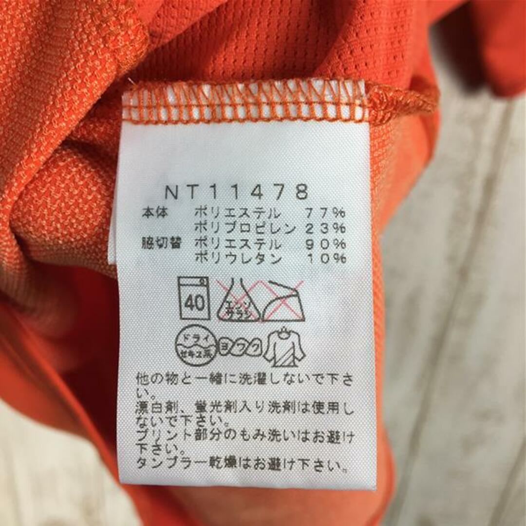 THE NORTH FACE(ザノースフェイス)のMENs M  ノースフェイス ショートスリーブ エンデューロ クルー S/S Enduro Crew Tシャツ NORTH FACE NT11478 オレンジ系 メンズのメンズ その他(その他)の商品写真