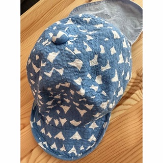 ナルミヤ インターナショナル(NARUMIYA INTERNATIONAL)のベビー　帽子　ゴム付き　46-48㎝(帽子)