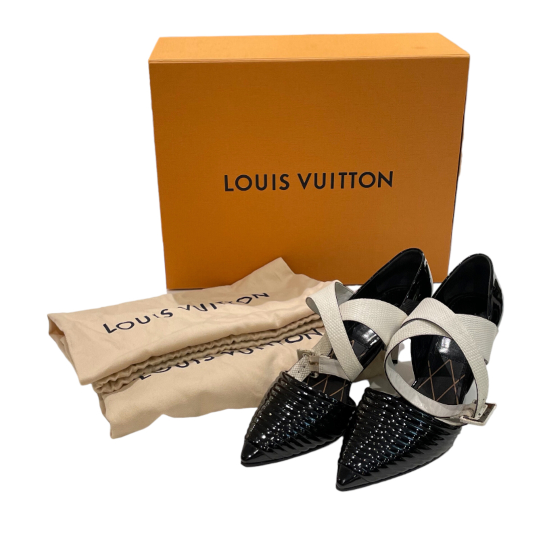ルイ・ヴィトン LOUIS VUITTON エナメルヒールパンプス 4 | www