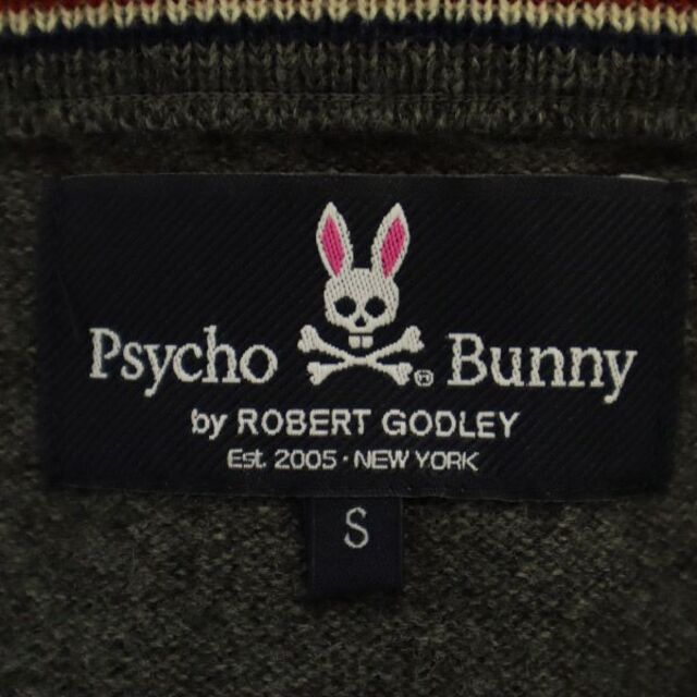 Psycho Bunny サイコバニー ロゴ ワッペン Pコート ブラック