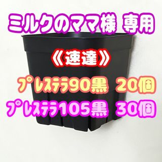 《速達》【スリット鉢】プレステラ90黒20個 他 多肉植物 プラ鉢(プランター)