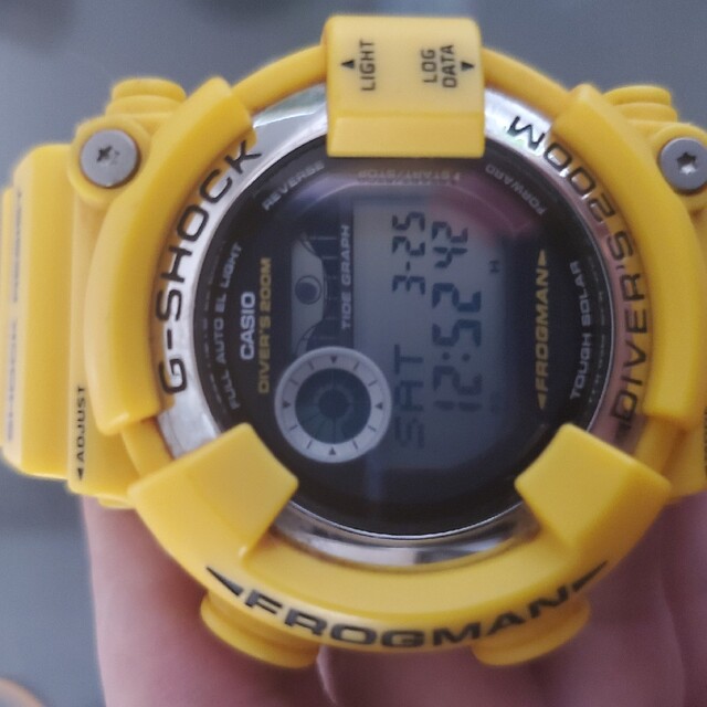 CASIO　G‐SHOCK　FROGMAN　GF-8250　タフソーラー　イエロ