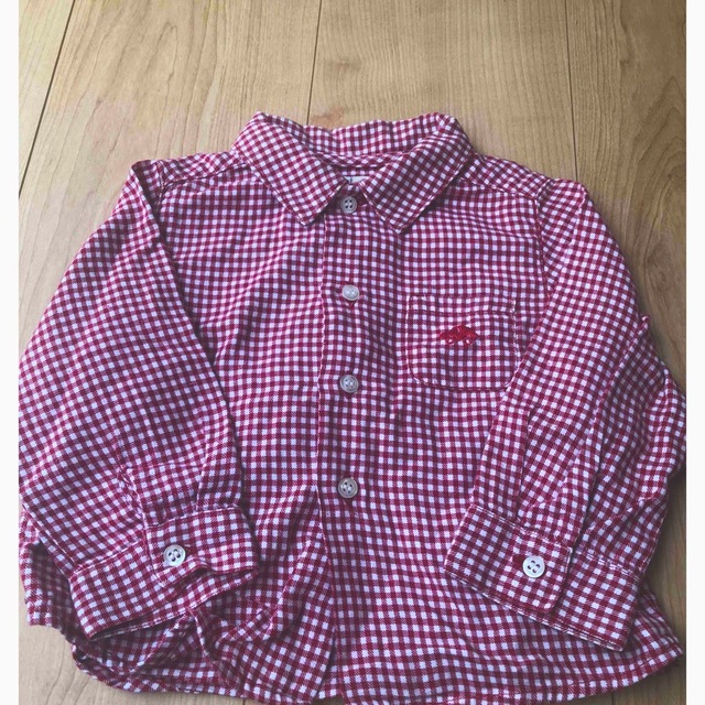 ZARA KIDS(ザラキッズ)の【美品】ギンガムチェックシャツ  69-74㎝　ザラ キッズ/ベビー/マタニティのベビー服(~85cm)(シャツ/カットソー)の商品写真