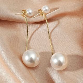 ピアス　シーイン　人工パール(ピアス)