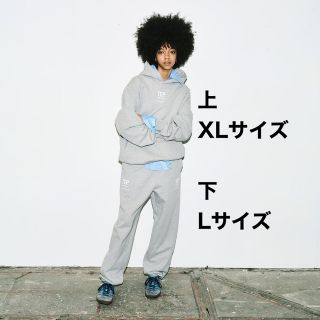 ワンエルディーケーセレクト(1LDK SELECT)の【XL,Lセットアップ】ennoy TEP HOODIE PANTS グレー(スウェット)