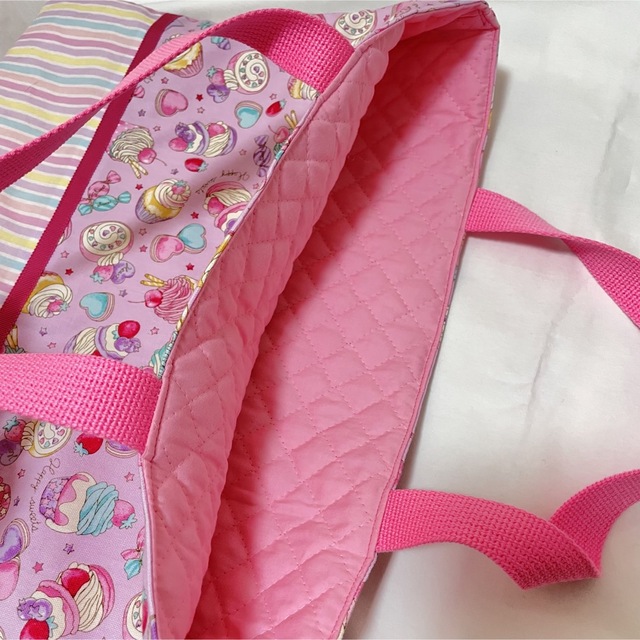 入園入学準備品3点セット ハンドメイド 女の子 ピンク系 パープル系 かわいい