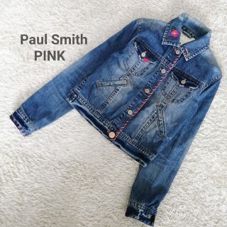 ポールスミス(Paul Smith)の【PAUL SMITH PINK 】ポールスミスピンク　デニムジャケット　刺繍(Gジャン/デニムジャケット)