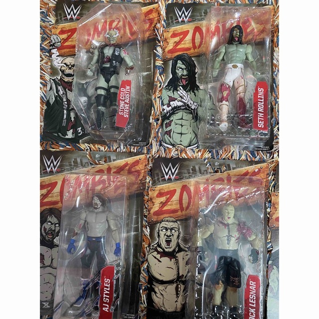 MEDICOM TOY(メディコムトイ)のwwe WWE フィギュア　ゾンビシリーズ2 コンプリート スポーツ/アウトドアのスポーツ/アウトドア その他(格闘技/プロレス)の商品写真