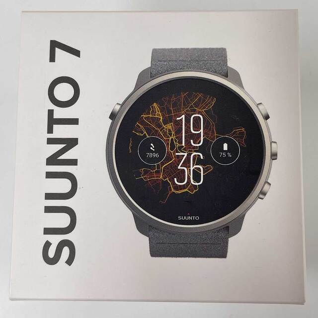 SUUNTO(スント)の【未使用】スント SUUNTO 7 STONE GRAY TITANIUM ストーングレイ チタニウム スマートウォッチ SS050567000 ユニセックス レディースのファッション小物(腕時計)の商品写真